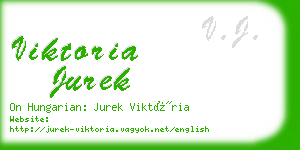 viktoria jurek business card